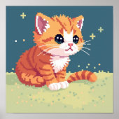 Pixelkitten Poster (Voorkant)