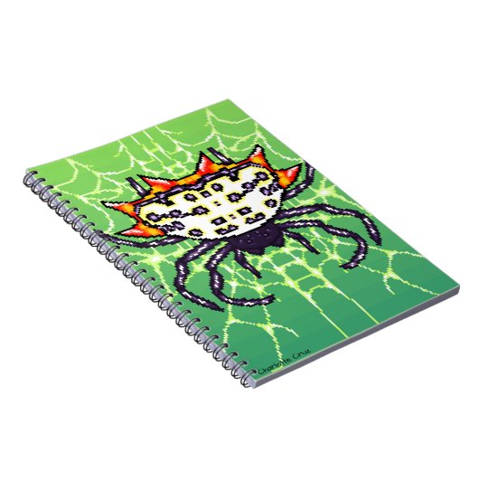 Pixelkrabspin Notitieboek (Rechterzijde)