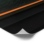 Pixelkunst, schip op zee | AI Art Poster (Hoek)