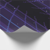 pixelkunst van 80s Retro sci-Fi achtergrond. Pixel Cadeaupapier (Hoek)