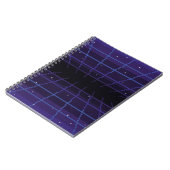 pixelkunst van 80s Retro sci-Fi achtergrond. Pixel Notitieboek (Linkerzijde)