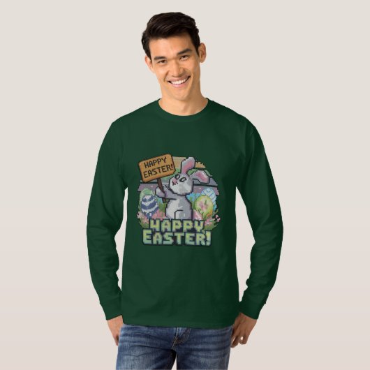 Pixellatie van pastel t-shirt (Voorkant volledig)