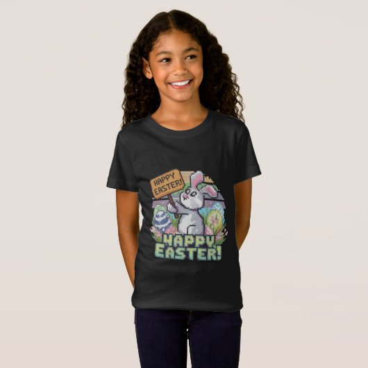 Pixellatie van pastel t-shirt (Voorkant volledig)