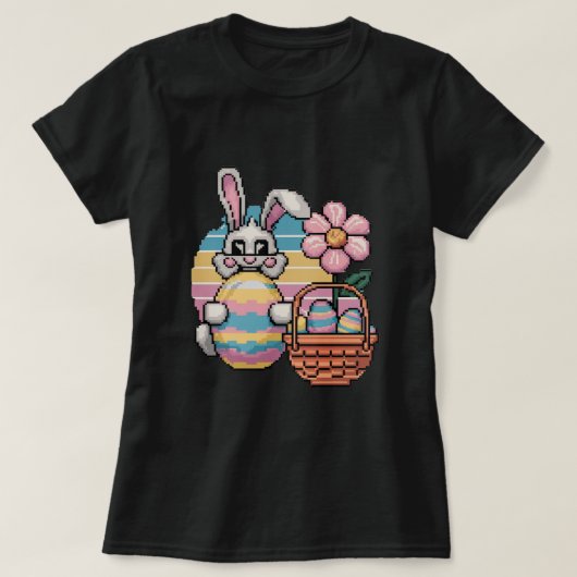 Pixellatie van pastel t-shirt (Design voorkant)