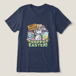 Pixellatie van pastel Tri-Blend shirt