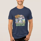 Pixellatie van pastel Tri-Blend shirt (Voorkant)