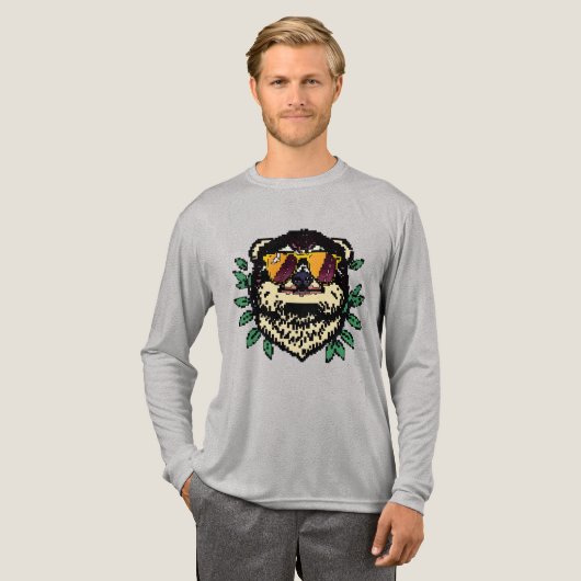 Pixelluiheid Tri-Blend Shirt (Voorkant)