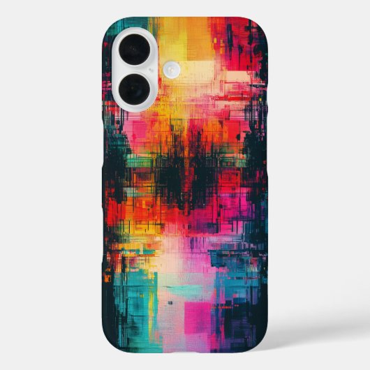 Pixelmozaïek Case-Mate iPhone Case (Achterkant)
