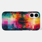 Pixelmozaïek Case-Mate iPhone Case (Achterkant (horizontaal))