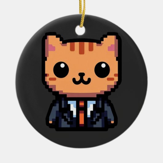 Pixelnavulling Keramisch Ornament (Voorkant)