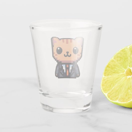 Pixelnavulling Shot Glas (Achterkant)