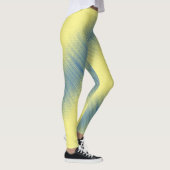 Pixelpatroon 01.B.bw.S Geel BG Leggings (Rechts)