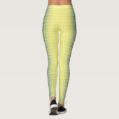 Pixelpatroon 01.B.bw.Yellow BG Leggings (Achterkant)