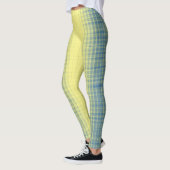 Pixelpatroon 01.B.bw.Yellow BG Leggings (Links)