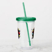 Pixels bereiken gameniveau op kinderen van zaterda acryl drinkbeker (Links)