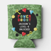 Pixels bereiken gameniveau op kinderen van zaterda blikjeskoeler (Achterkant)