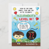 Pixels bereiken gameniveau op kinderen van zaterda kaart (Voorkant)