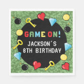 Pixels bereiken gameniveau op kinderen van zaterda servet (Voorkant)