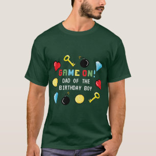 Pixels bereiken gameniveau op kinderen van zaterda t-shirt