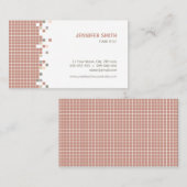 Pixels Grid maakt creatief visitekaartje (Voorkant / Achterkant)