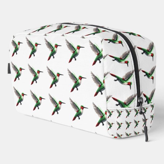 Pixels Groene Kolibries Toilettasje (Rechterhoek)
