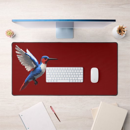 Pixels Hummingbird Desk Mat (Kantoor 1)