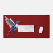 Pixels Hummingbird Desk Mat (Keyboard & Muis)