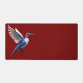 Pixels Hummingbird Desk Mat (Voorkant)