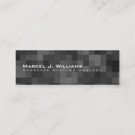 Pixels minimalistisch modern professioneel boek. mini visitekaartje