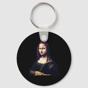Pixels Mona Lisa Digitale Renaissance Remix Stic Sleutelhanger
