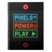 Pixels Power Play Gamer Notebook – Level Up! Notitieboek (Voorkant)