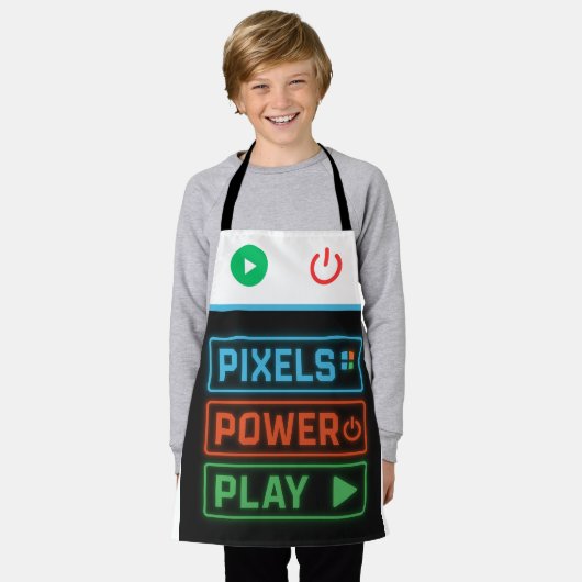 Pixels Power Play Gamer Schort – Leuke Gaming Stij (Gedragen)