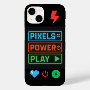 Pixels Power Play iPhone Case – Retro Gamer Telefo