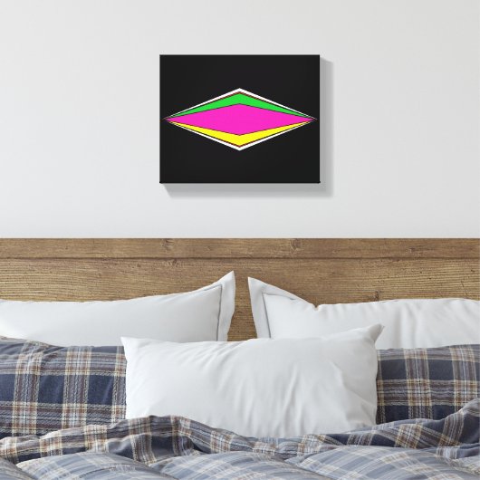 pixels van 80 canvas afdruk (Insitu (Slaapkamer))