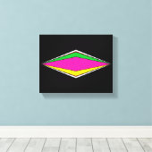 pixels van 80 canvas afdruk (Insitu (Houten vloer))