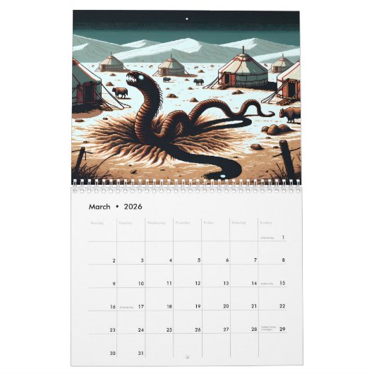 Pixels van Angst Vol 1 Kalender (Mar 2026)