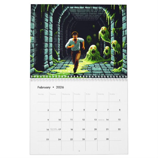 Pixels van Angst Vol 2 Kalender (Feb 2026)