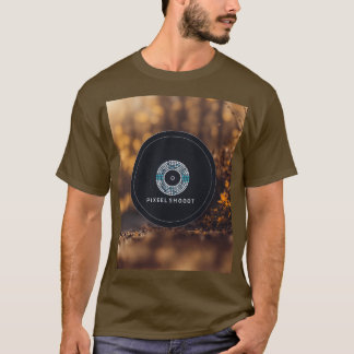 Pixelshoot Minimalistisch Ronde Logo T-shirt voor 