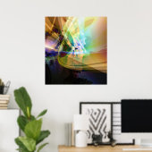 Pixelsymfonie Poster (Thuiskantoor)