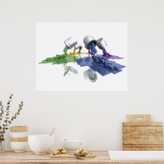 Pixelverf - poster (Keuken)