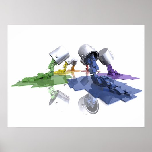 Pixelverf - poster (Voorkant)