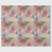 pixelverpakkingspapier cadeaupapier (Vlak)