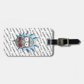 Pixelverse Rick Drooling Head Bagagelabel (Voorkant horizontaal)