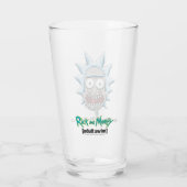 Pixelverse Rick Drooling Head Glas (Achterkant)