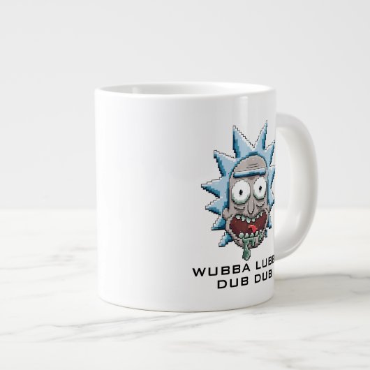 Pixelverse Rick Drooling Head Grote Koffiekop (Voorkant rechts)