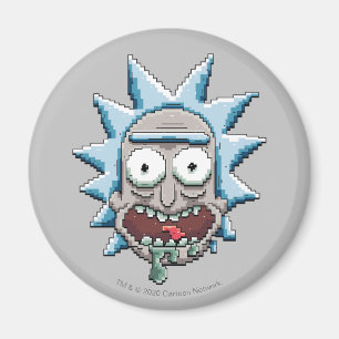 Pixelverse Rick Drooling Head Magneet