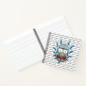 Pixelverse Rick Drooling Head Notitieboek (Binnen)