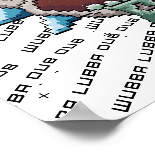 Pixelverse Rick Drooling Head Poster (Hoek)