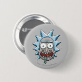 Pixelverse Rick Drooling Head Ronde Button 5,7 Cm (Voorkant /achterkant)