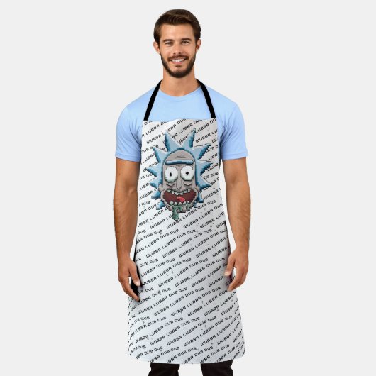 Pixelverse Rick Drooling Head Schort (Gedragen)